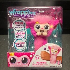 Wrapples Pink Princeza Slap-band Bracelet Little Live Pets Furry Friends New